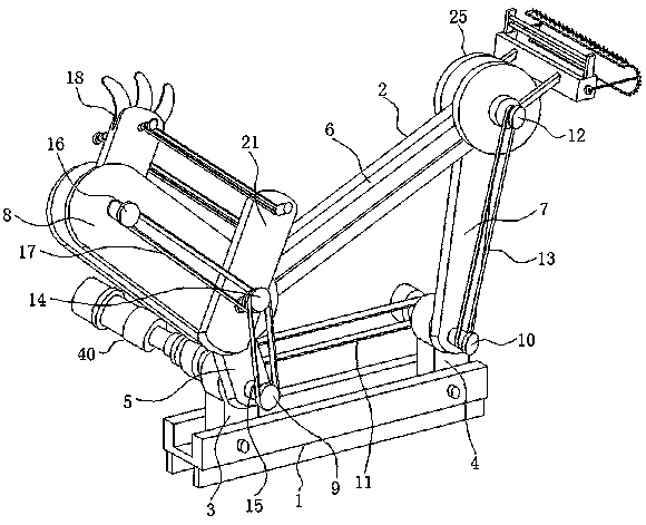 Thread take-up mechanism of industrial sewing machine