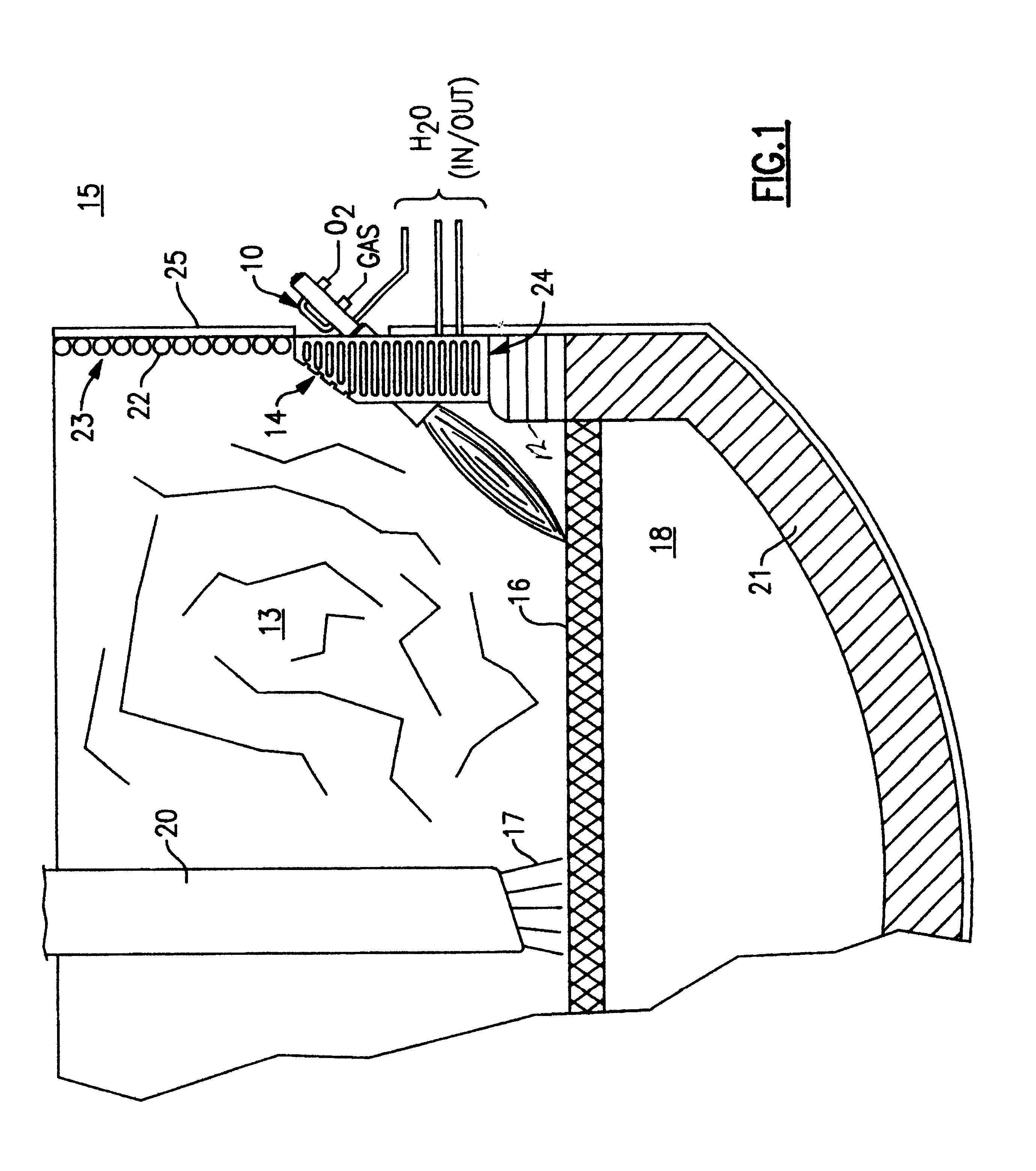 Method for melting and decarburization of iron carbon melts