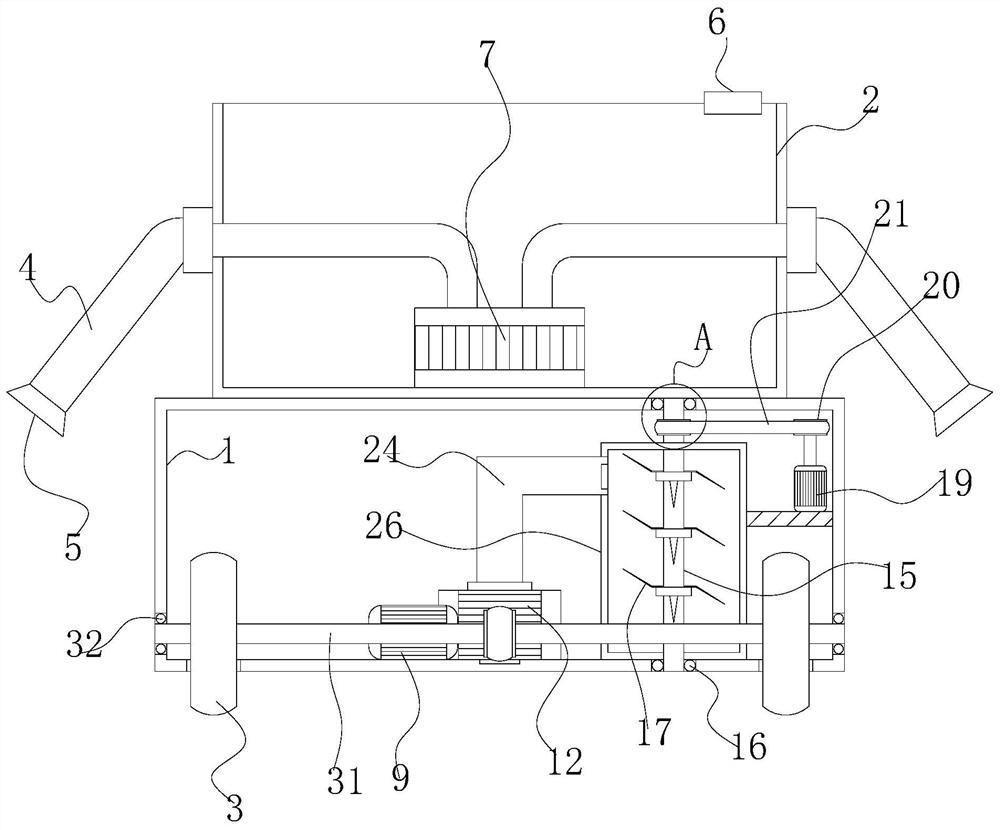 Automatic cleaning and deodorizing device for crested ibis breeding