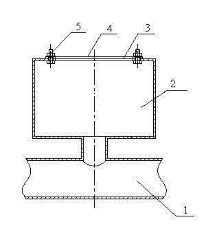 Single-cavity multi-resonant-frequency lateral-support resonant muffler