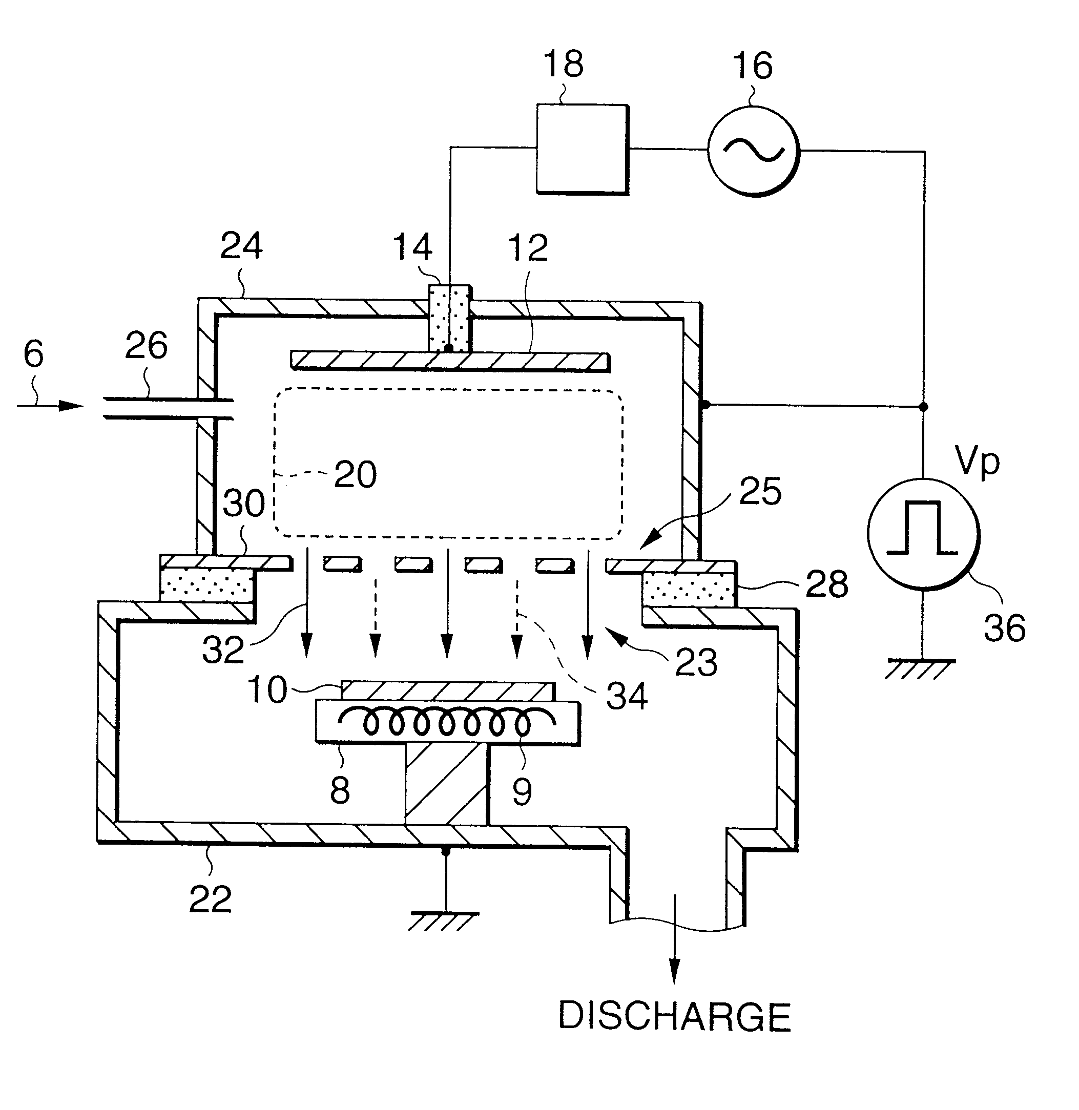 Thin film forming device for forming silicon thin film having crystallinity