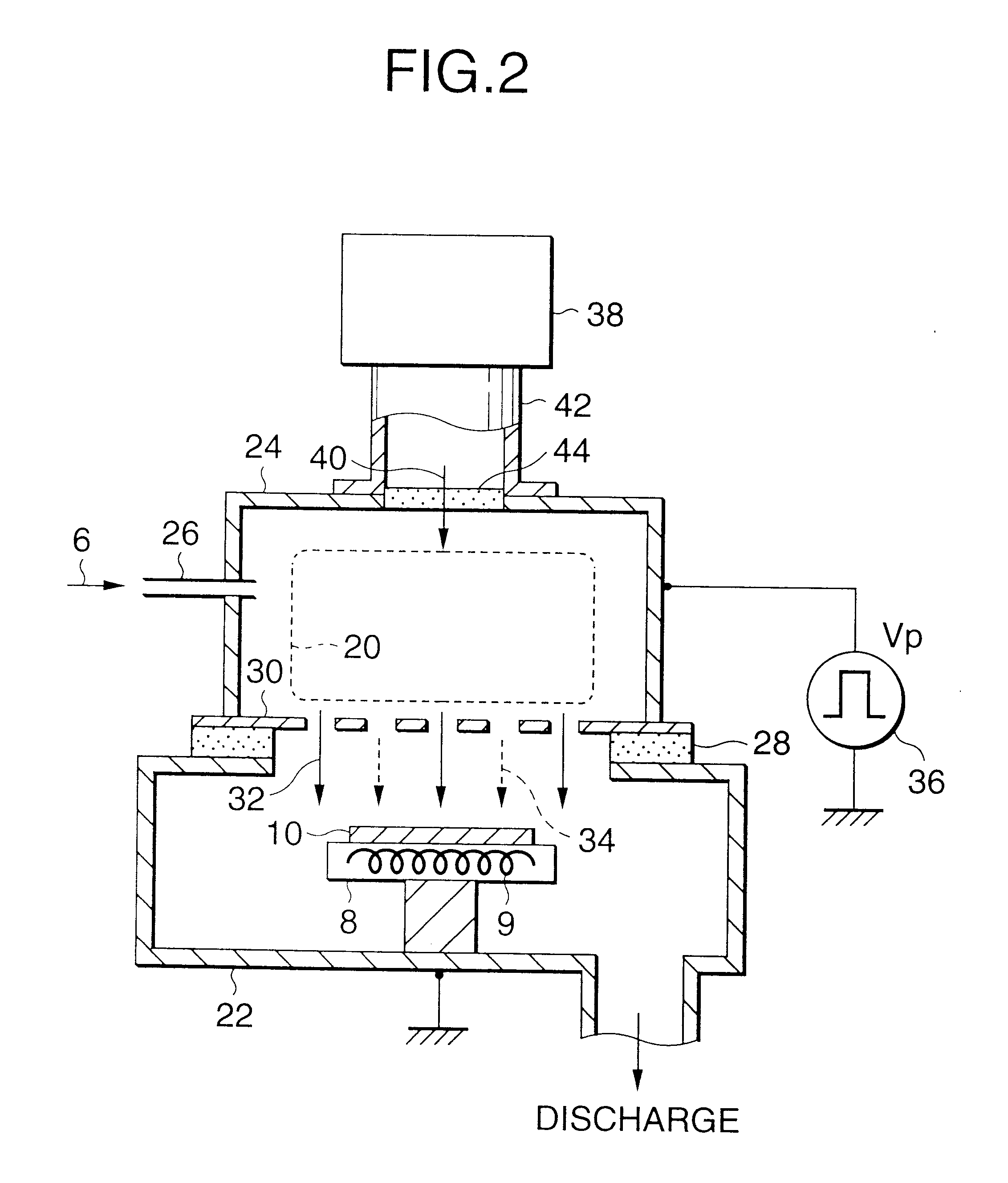 Thin film forming device for forming silicon thin film having crystallinity