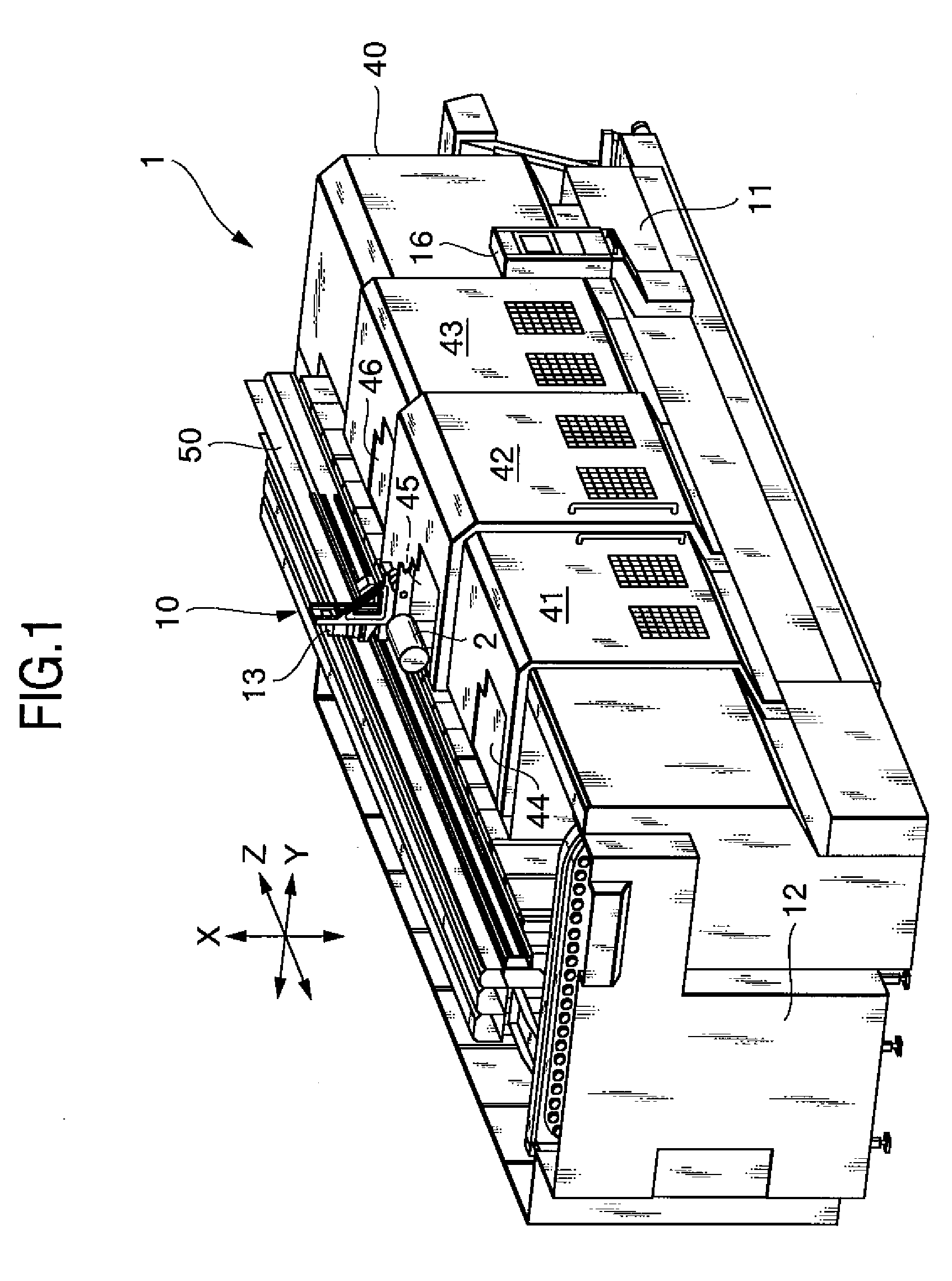 Machine tool with automatic tool changer