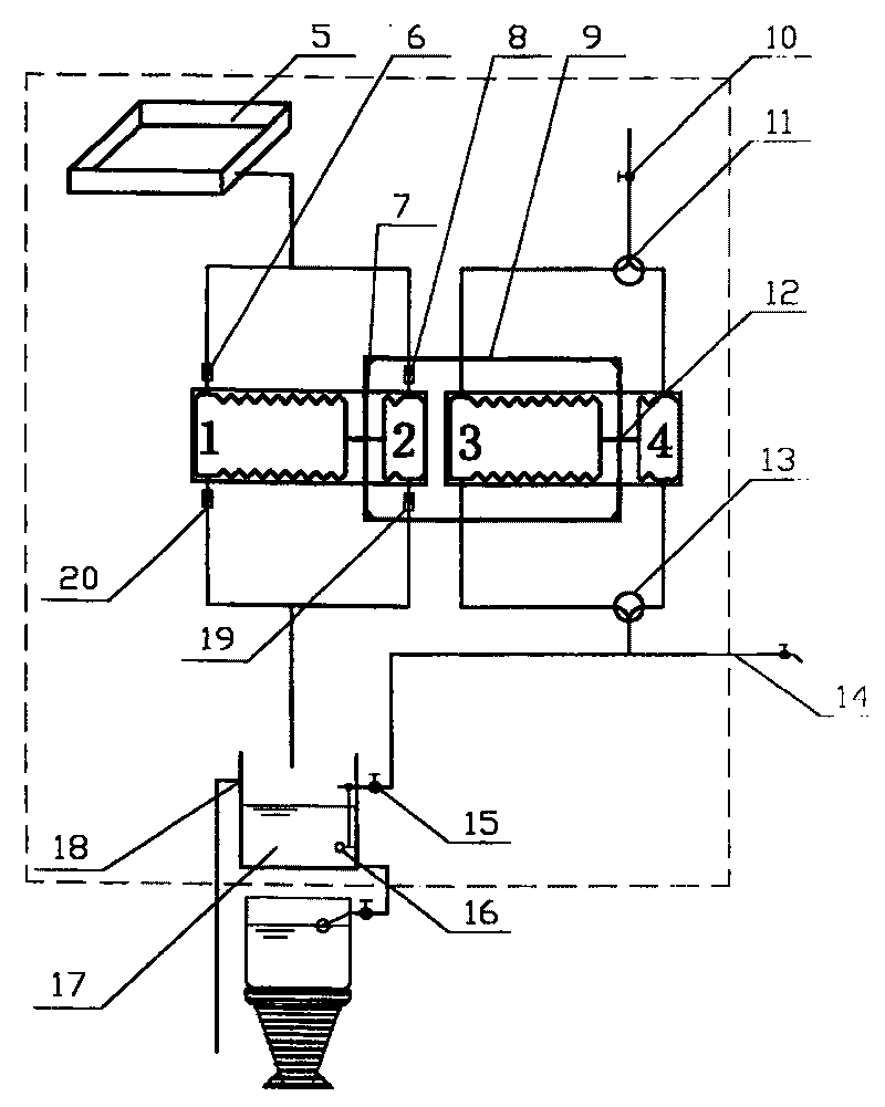 Water saving device for automatically reclaiming domestic waste water