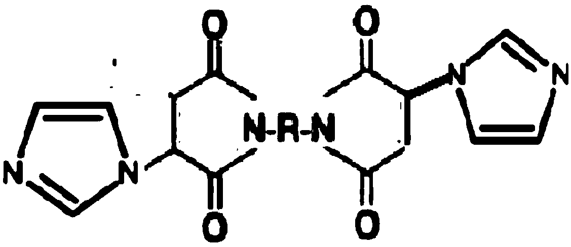 Medium-temperature fast-curing flame-retardant epoxy resin and preparation method thereof