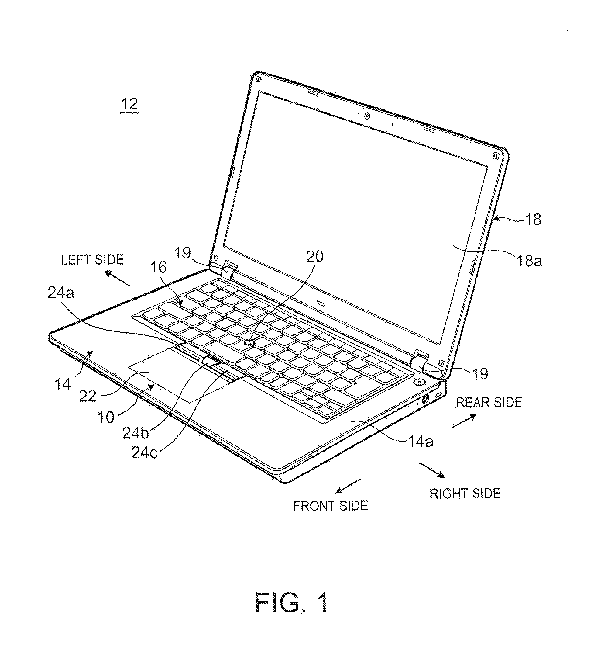 Coupling structure for input devices