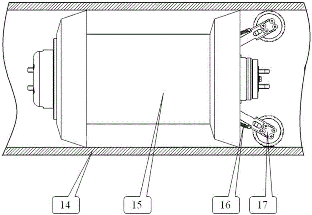 Mileage Measuring Device for Defect Internal Detector of Oil and Gas Pipeline