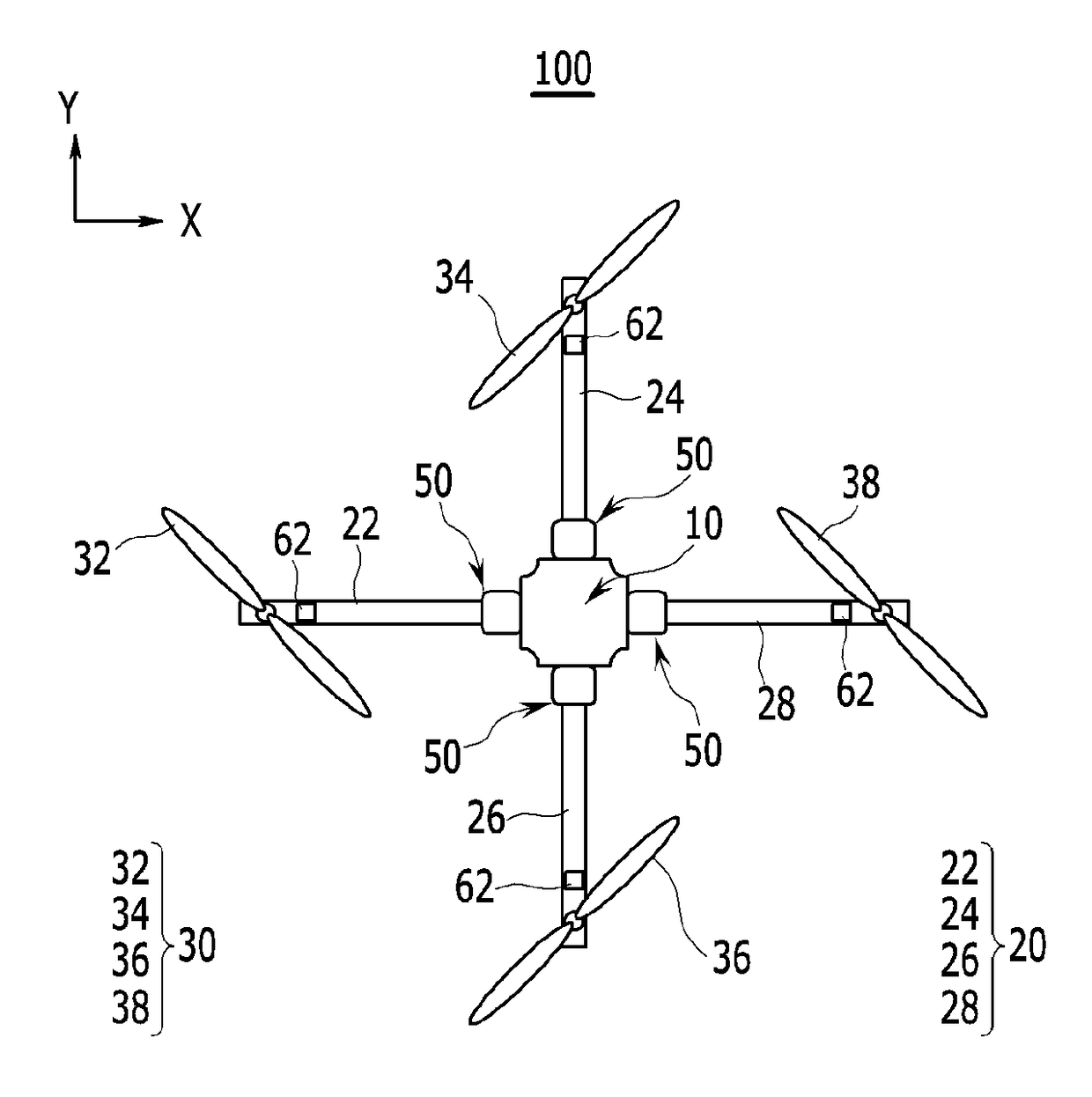 Apparatus and method for controlling stability of unmanned aerial vehicle