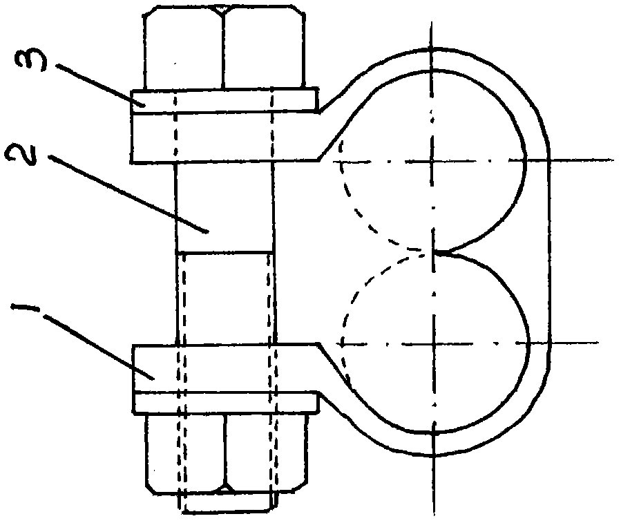 Non-stress-connection wrapping connection type wire clamp of electric wires