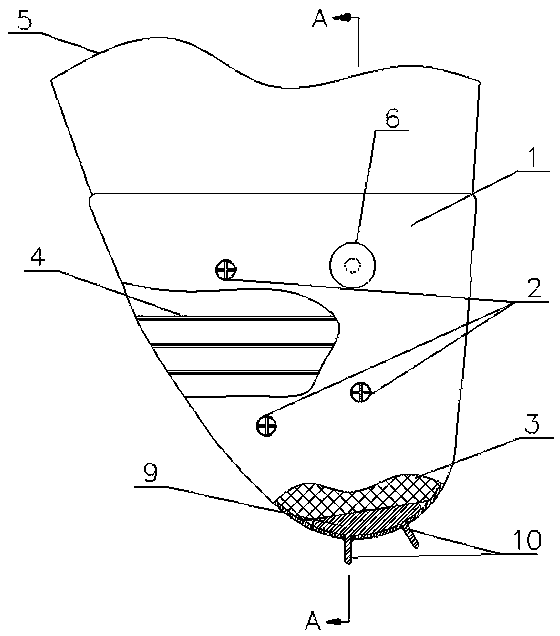 Wind turbine blade tip lightning protection device