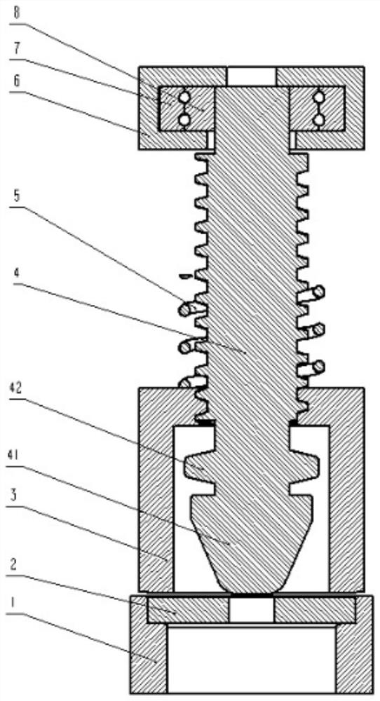 Flanging and internal spinning composite forming method and device for flange