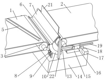 A transmission mechanism used in the field of packaging