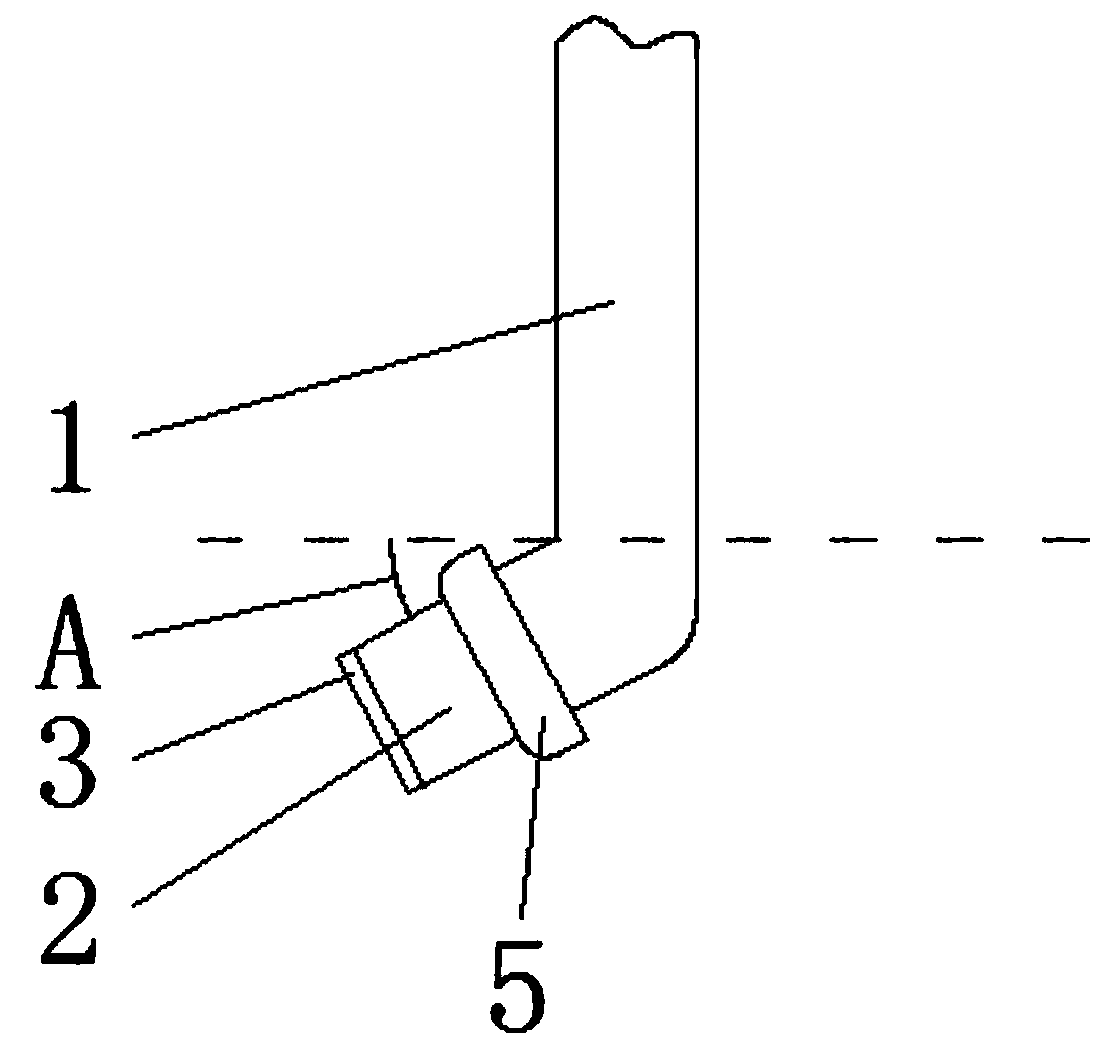 Charging hole for feed for live pigs