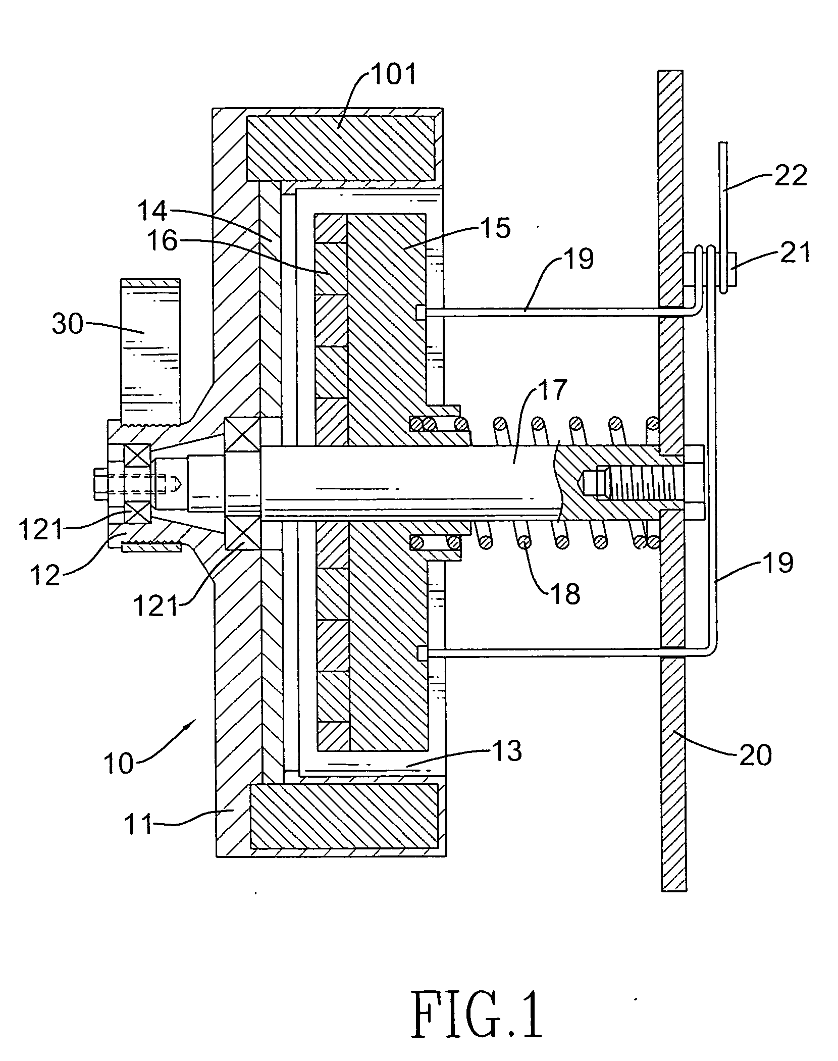 Magnetic dampening unit for an exercise gym apparatus