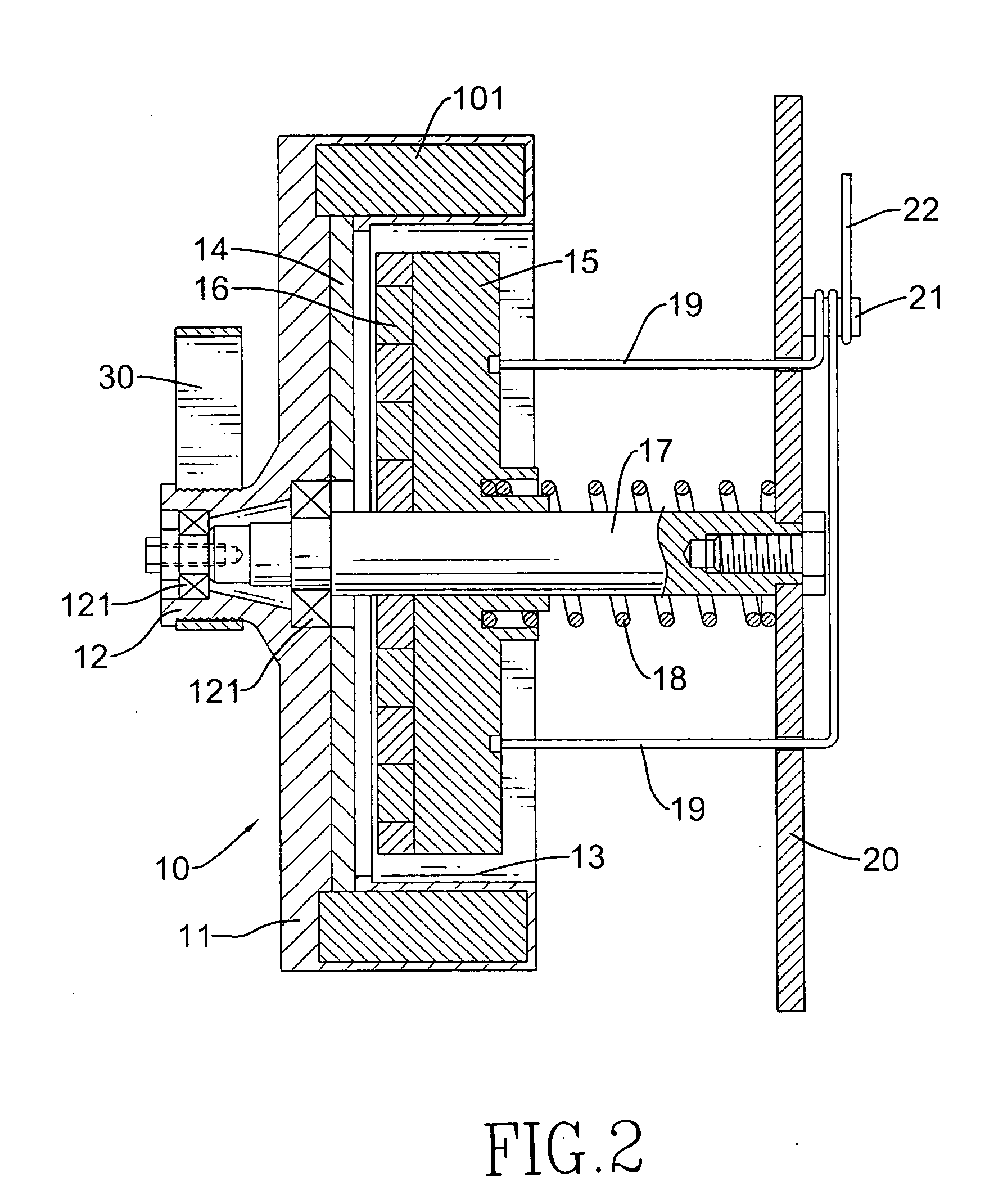 Magnetic dampening unit for an exercise gym apparatus