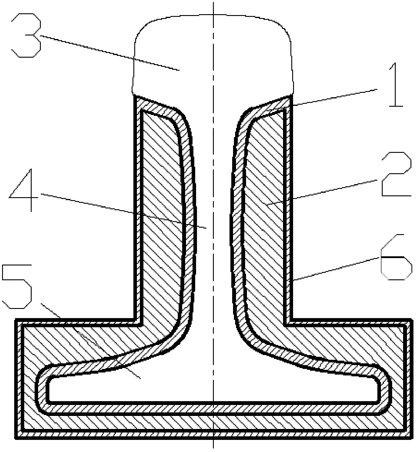Damping jacket for railway rail and assembly method thereof