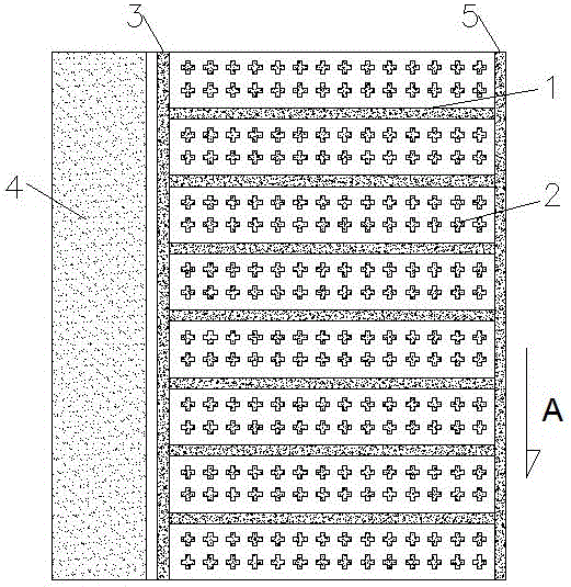 Method for conducting goaf partial filling according to roof caving characteristics