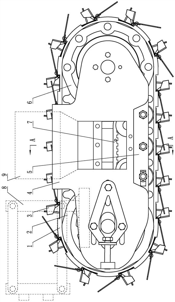 Crawler-type high-speed seeding or seed-metering method and device and seeding machine formed by same