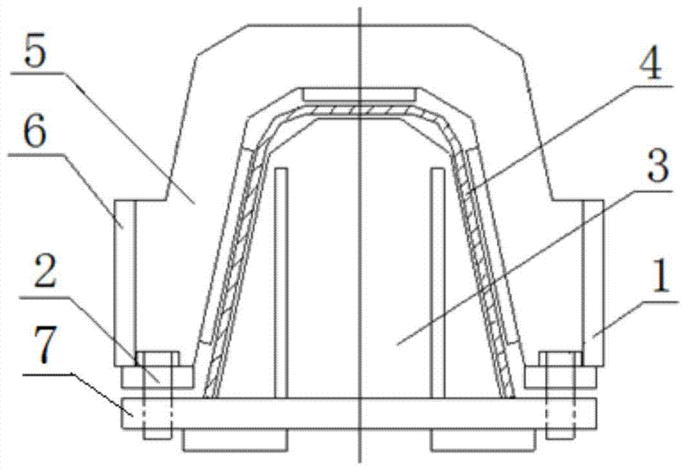 Method for bending bridge U-shaped rib in ignition general yield manner by adopting special clamping device