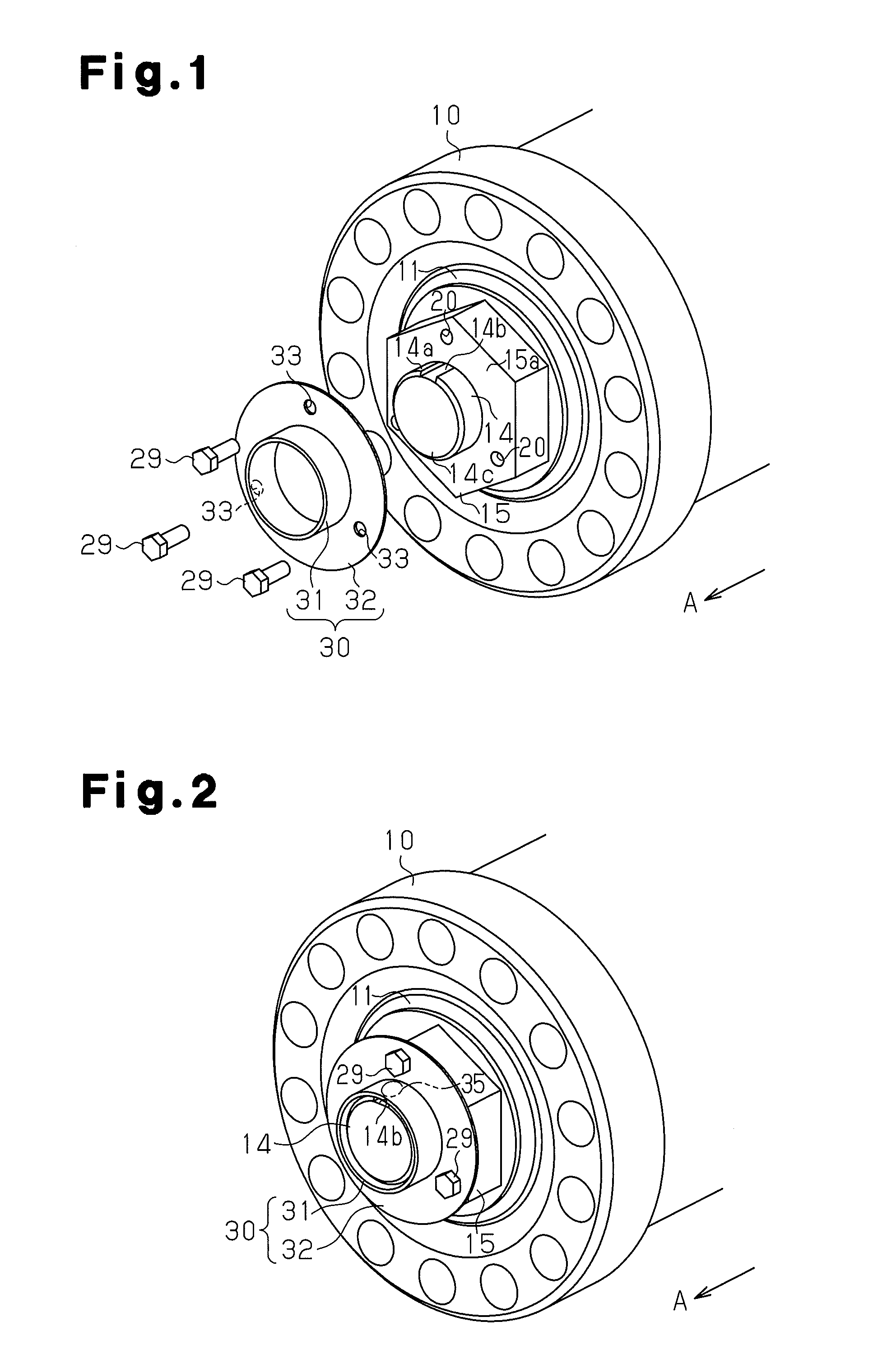 Nut rotation prevention structure