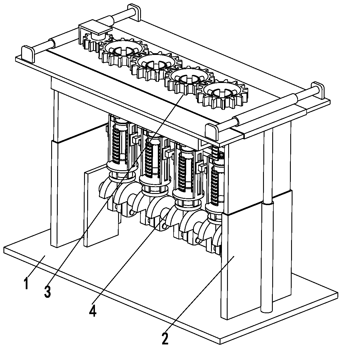 A treatment system for the inner wall of a plastic part and a treatment process for the inner wall of a plastic part
