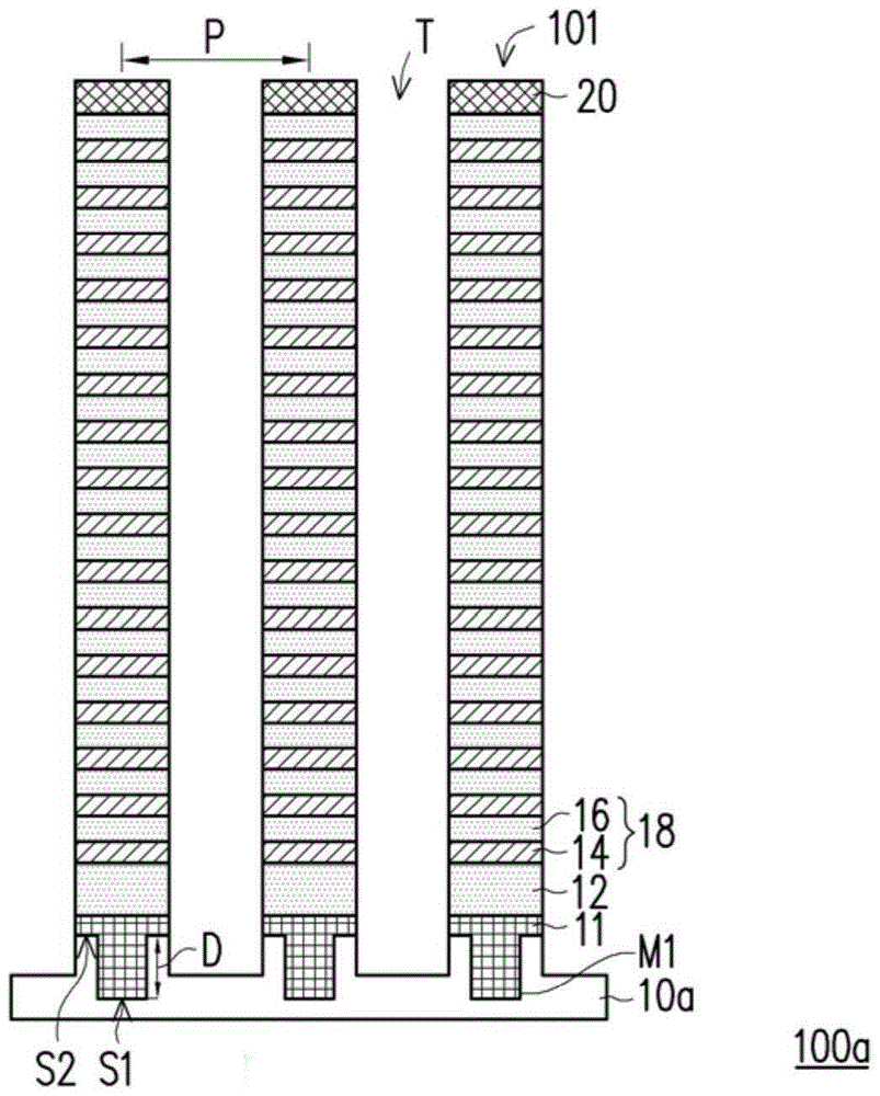 High aspect ratio structure