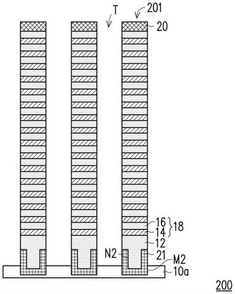 High aspect ratio structure