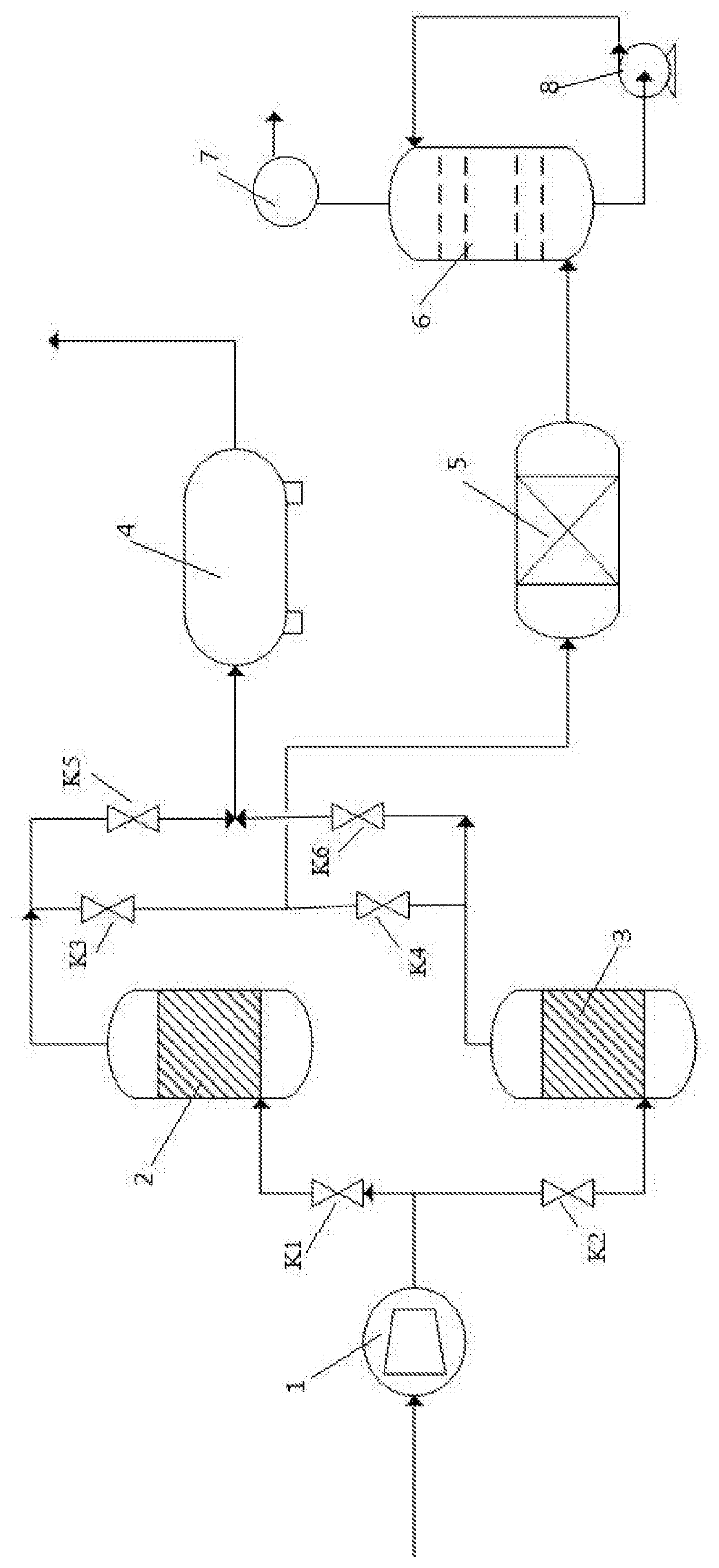 System for treating malodorous gas from sludge