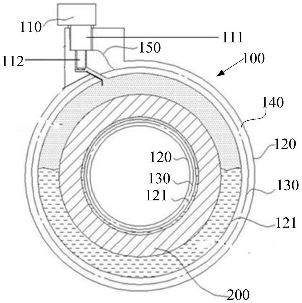 Magnetic resonance imaging system and its cryostat structure