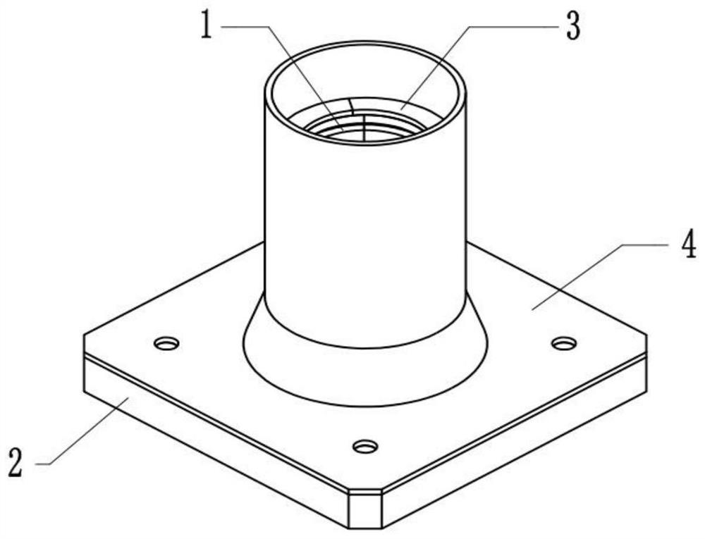 An underwater brittle and uncut cable penetrating waterproof device