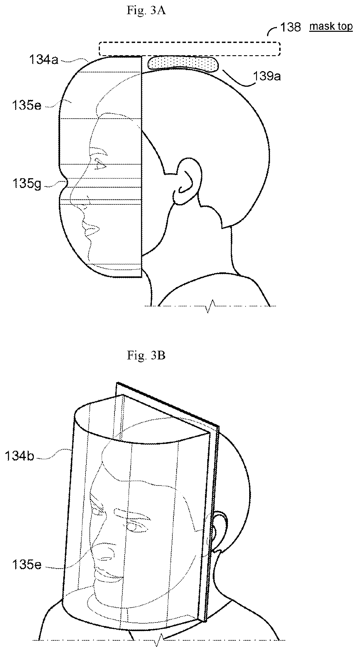 PPE with rotating assembly providing multiple face covers