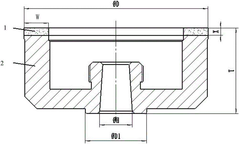 Finish-ground super-hard sand wheel for micro drilling and manufacturing method thereof