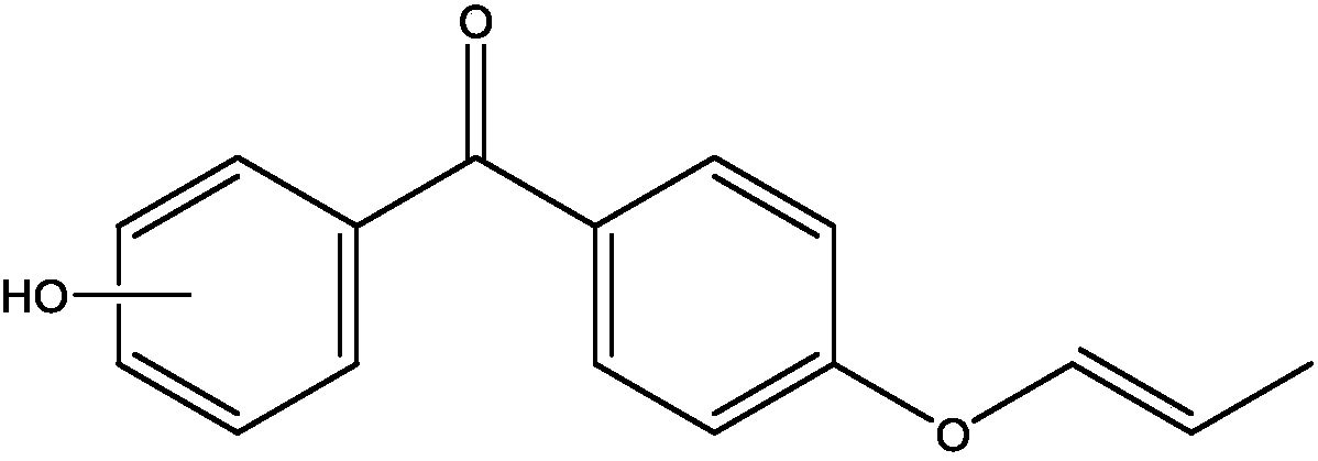 Benzophenone type derivative photoinitiator and preparation method thereof