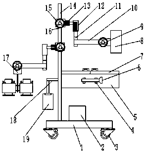 Medical care device used for ophthalmology department