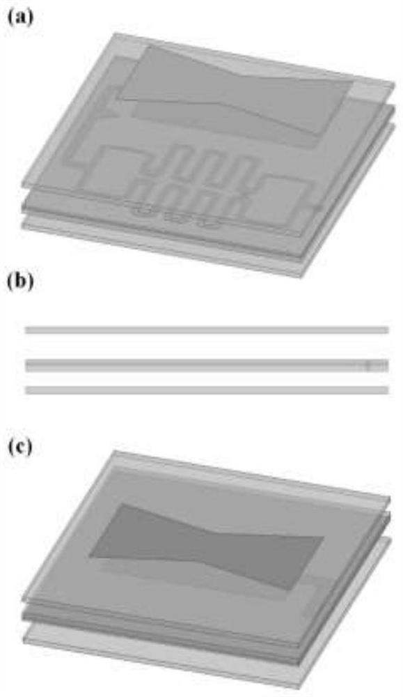 Transmission array antenna unit with independently adjustable amplitude and phase and low reflection