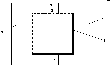 A rectangular cross-section finned tube