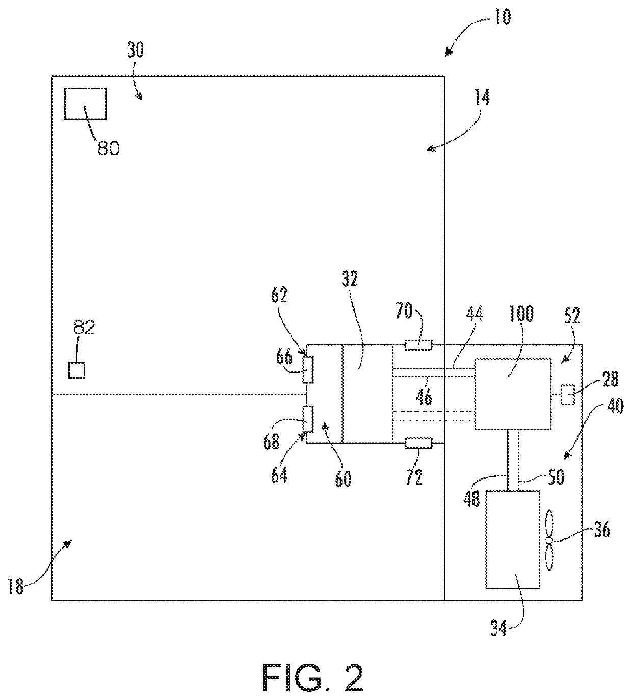Variable temperature magneto-caloric thermal diode assembly