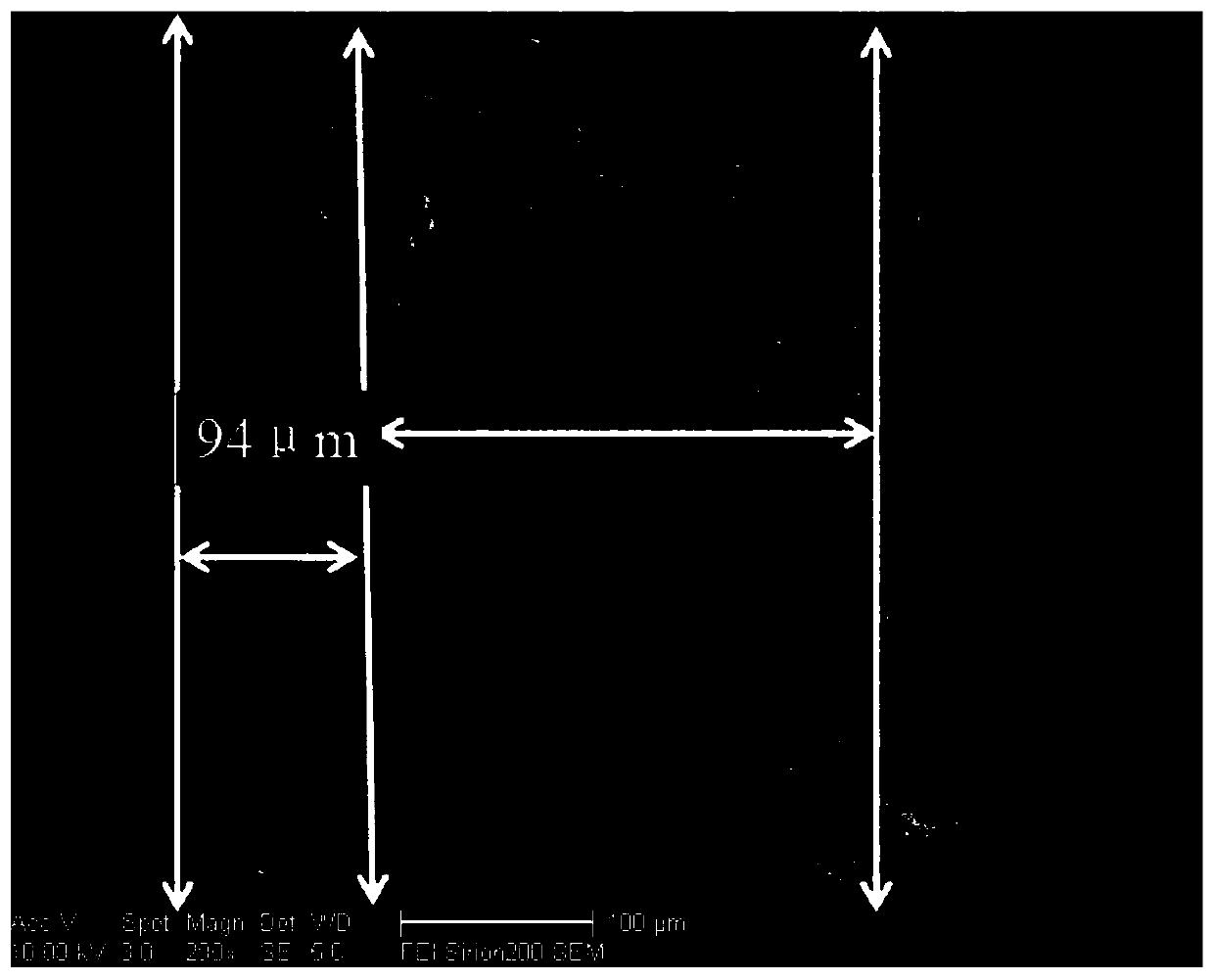 Preparation method of hollow fiber ceramic oxygen permeable membrane with petal-shaped cross section