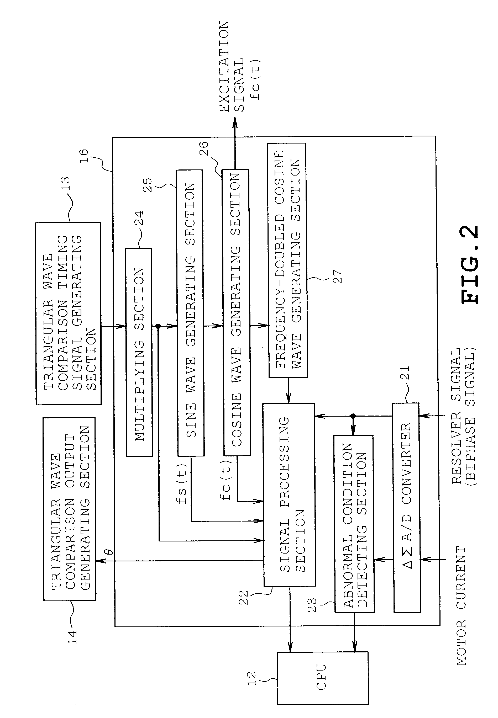 Microcomputer and motor control system provided therewith