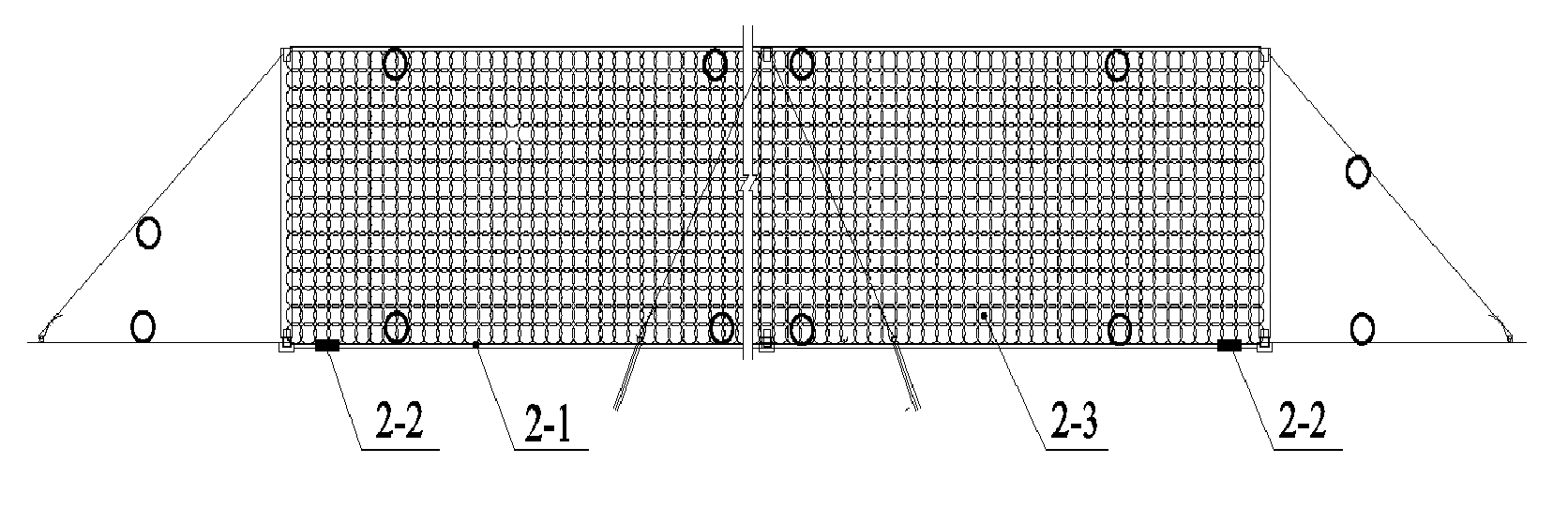 Intelligent monitoring system for flexible passive protective net