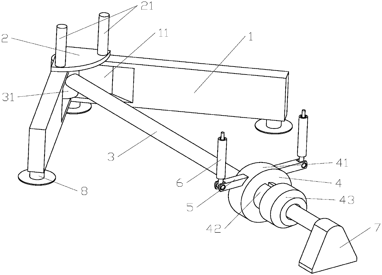 Table clock movement fixed frame