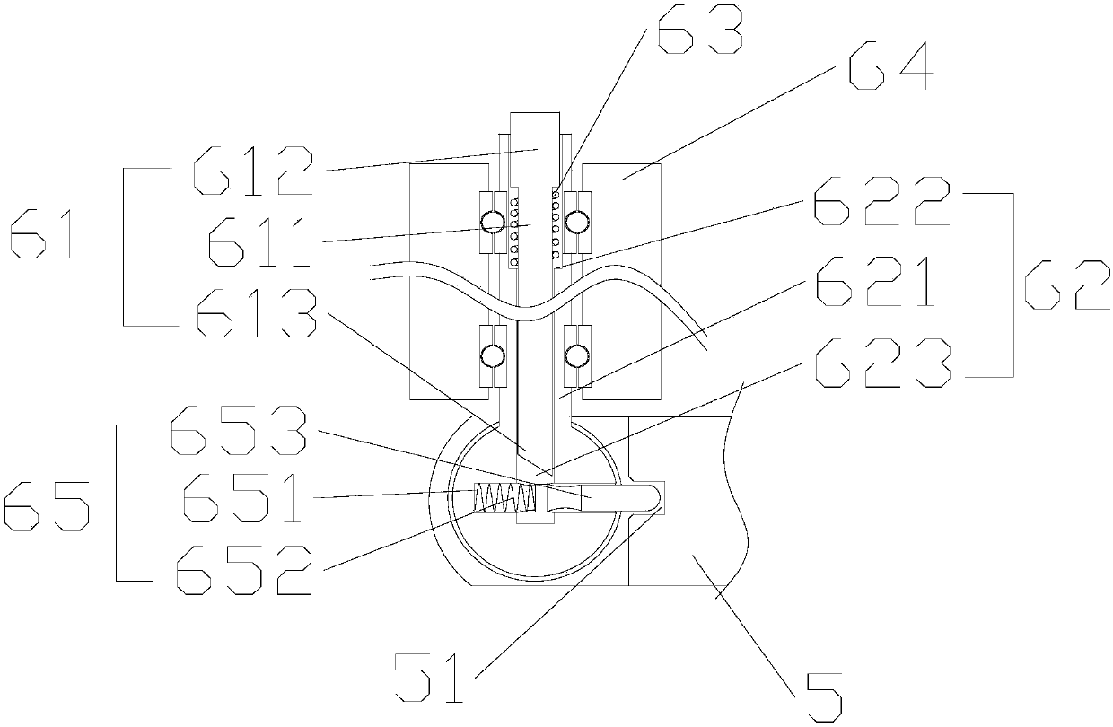 Table clock movement fixed frame