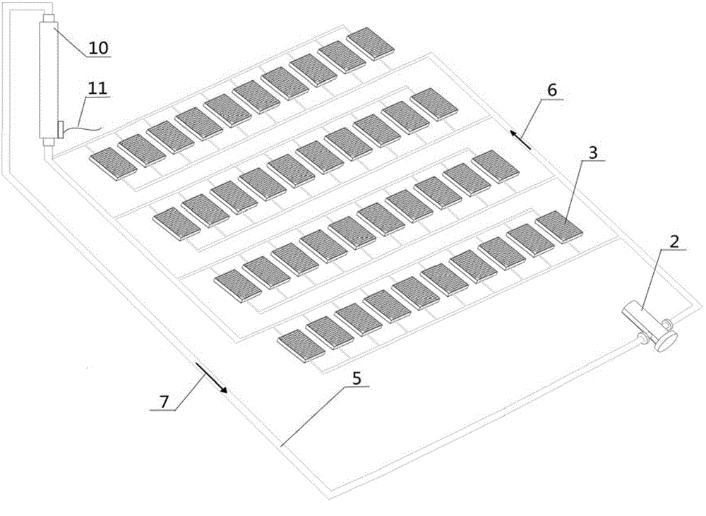 Gas-cooling and heat-utilizing device of concentrating solar system