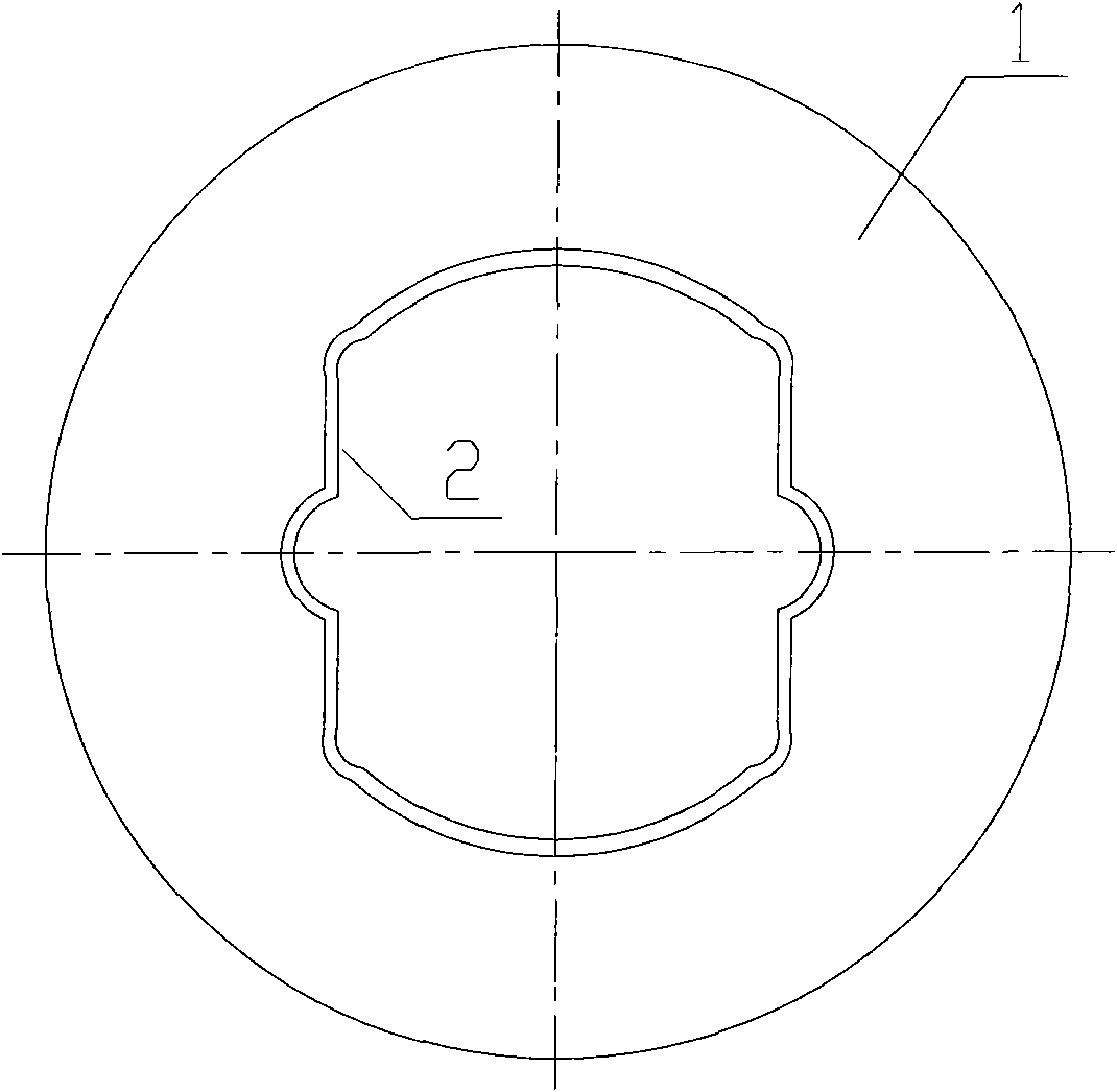 Method for repairing lining plate-free flat-head cap of spindle of rolling mill