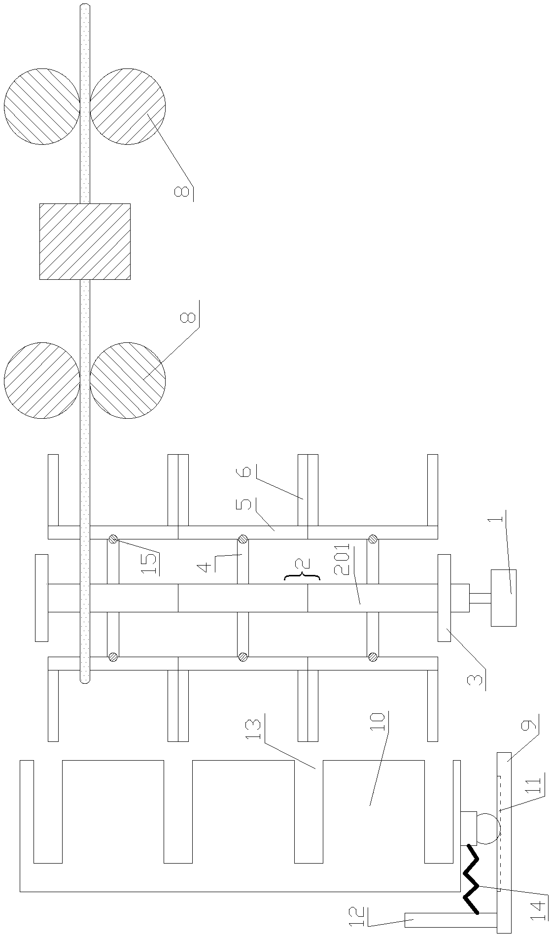 Automotive wire collection device