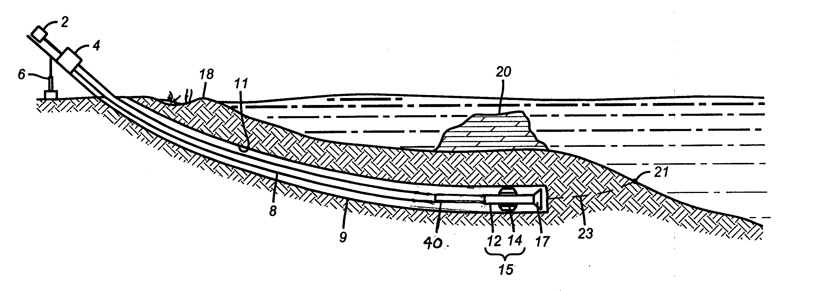 System and method for forming an underground bore