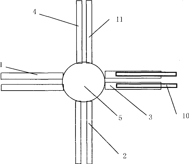 Silicon wafer transferring arm and use method thereof