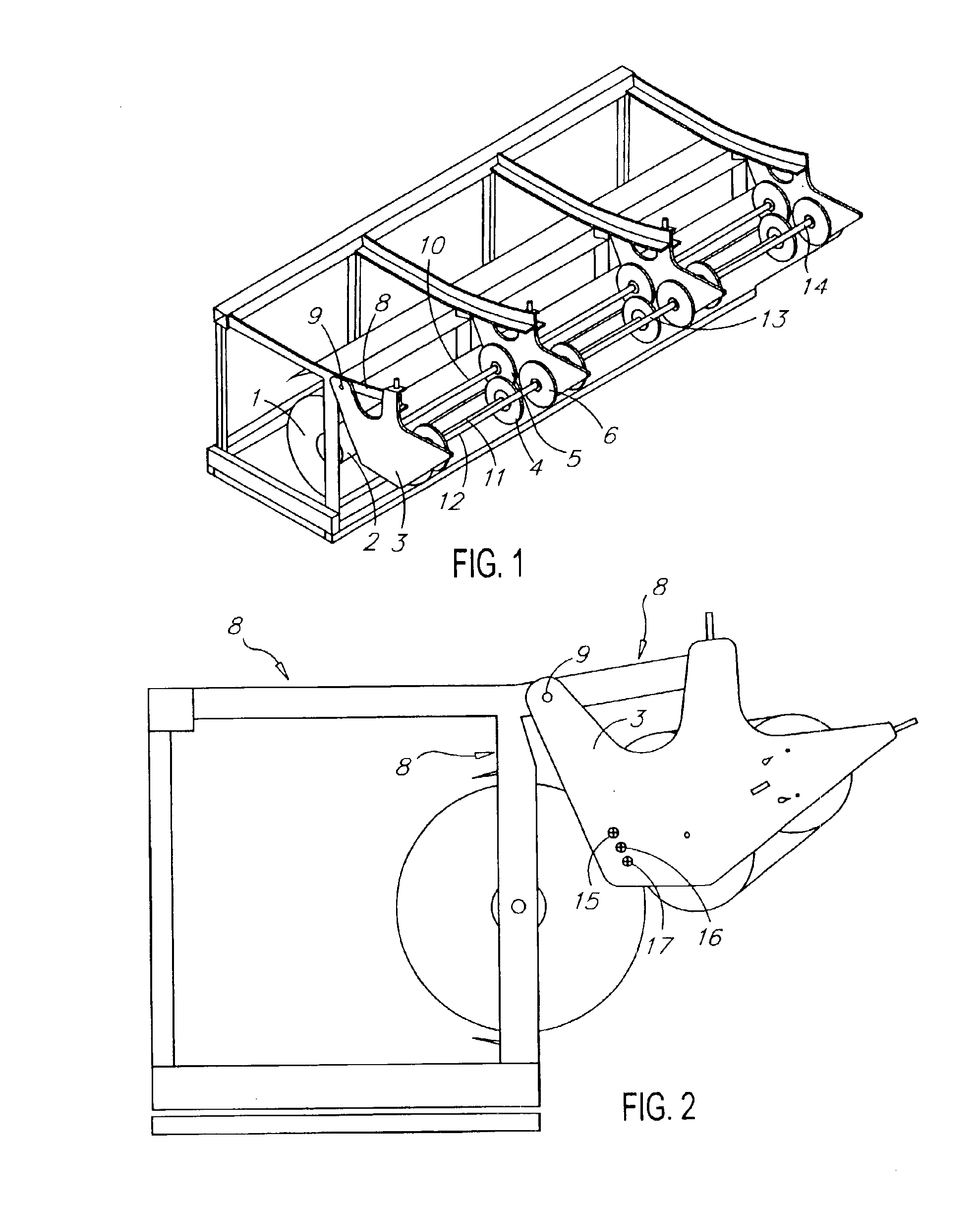 Native seed harvester with cam design