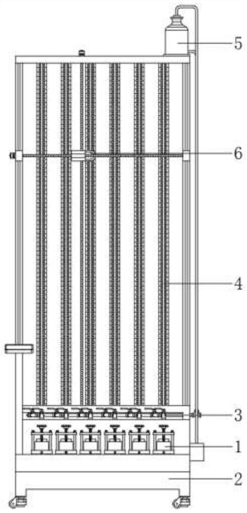 Soil material penetration detection device