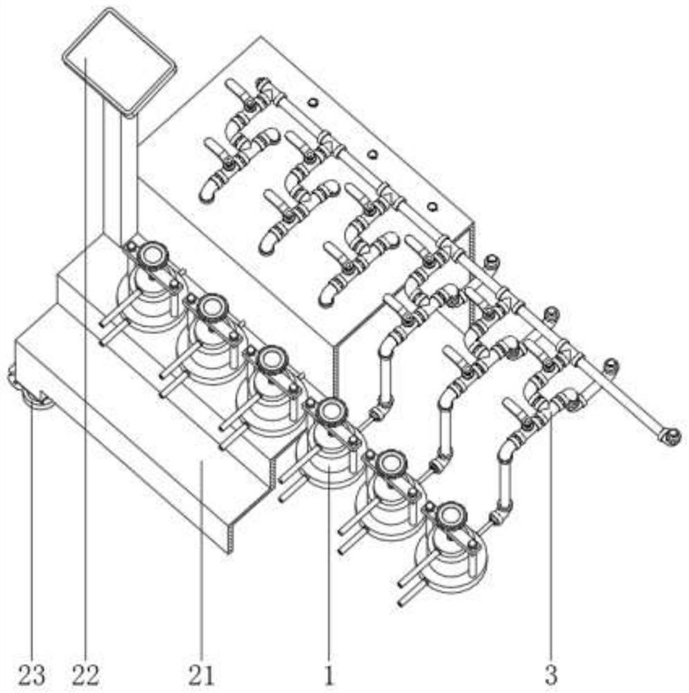 Soil material penetration detection device